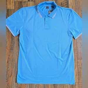 Men's G/Fore Polo Shirt - Pacific Blue, size Large - NWT!